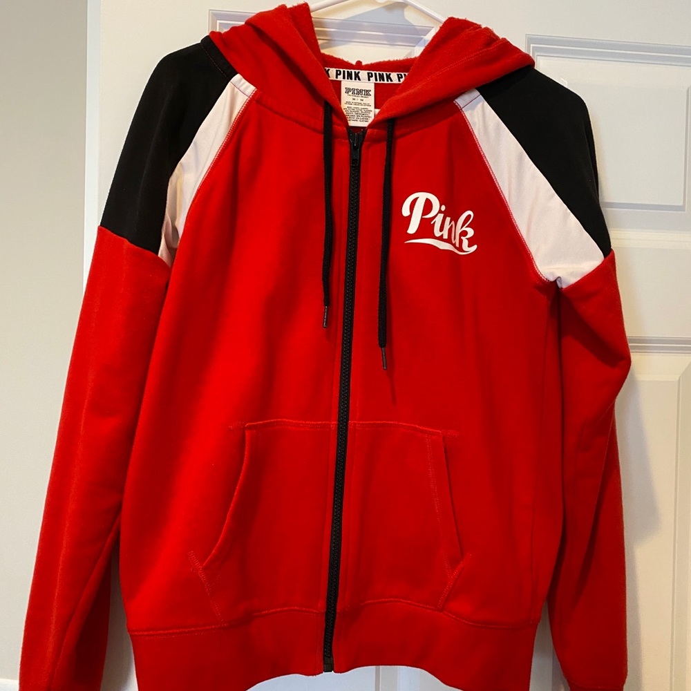 Pink Zip Up Hoodie